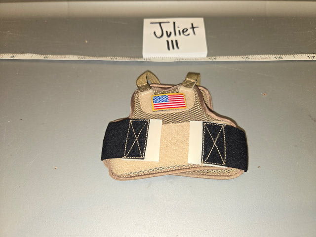 1/6 Scale Modern Era US Desert Tan Body Armor Plate Carrier - Juliet III
