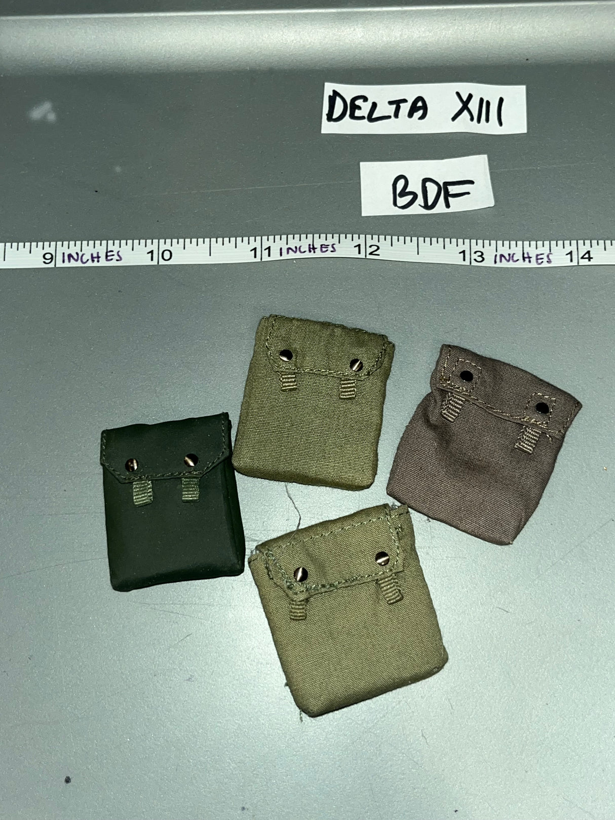 1:6 Scale WWII German Gas Mask Cape Lot - BDF