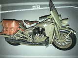 1/6 Scale WWII US Military Police Harley Motorcycle