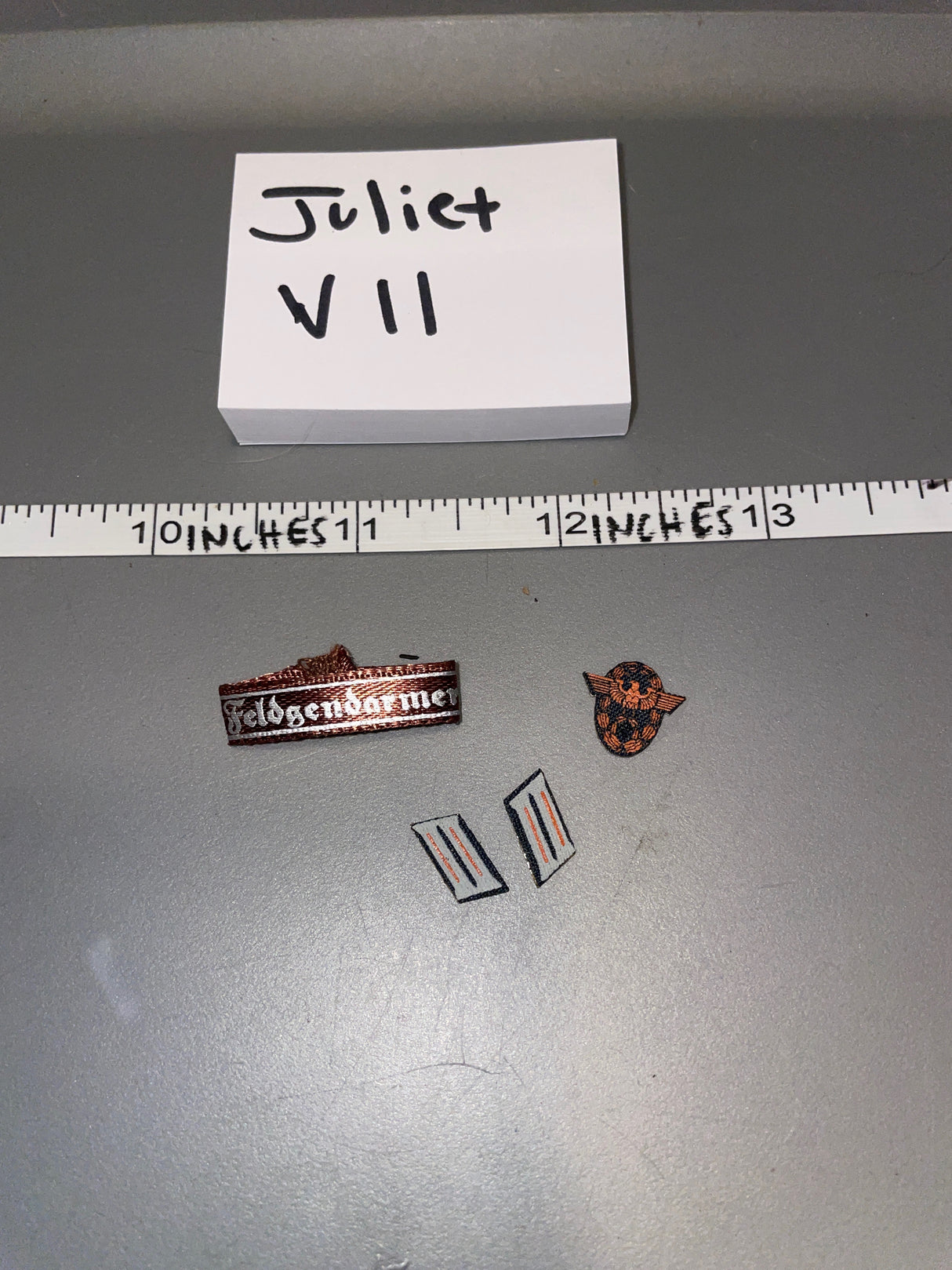 1/6 Scale WWII German Insignia Lot - Military Police