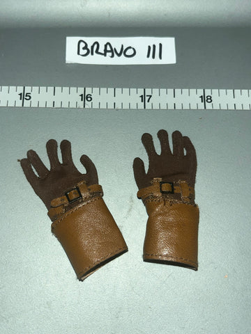 1/6 Scale WWII Japanese Naval Aviator Pilot Gloves - DID
