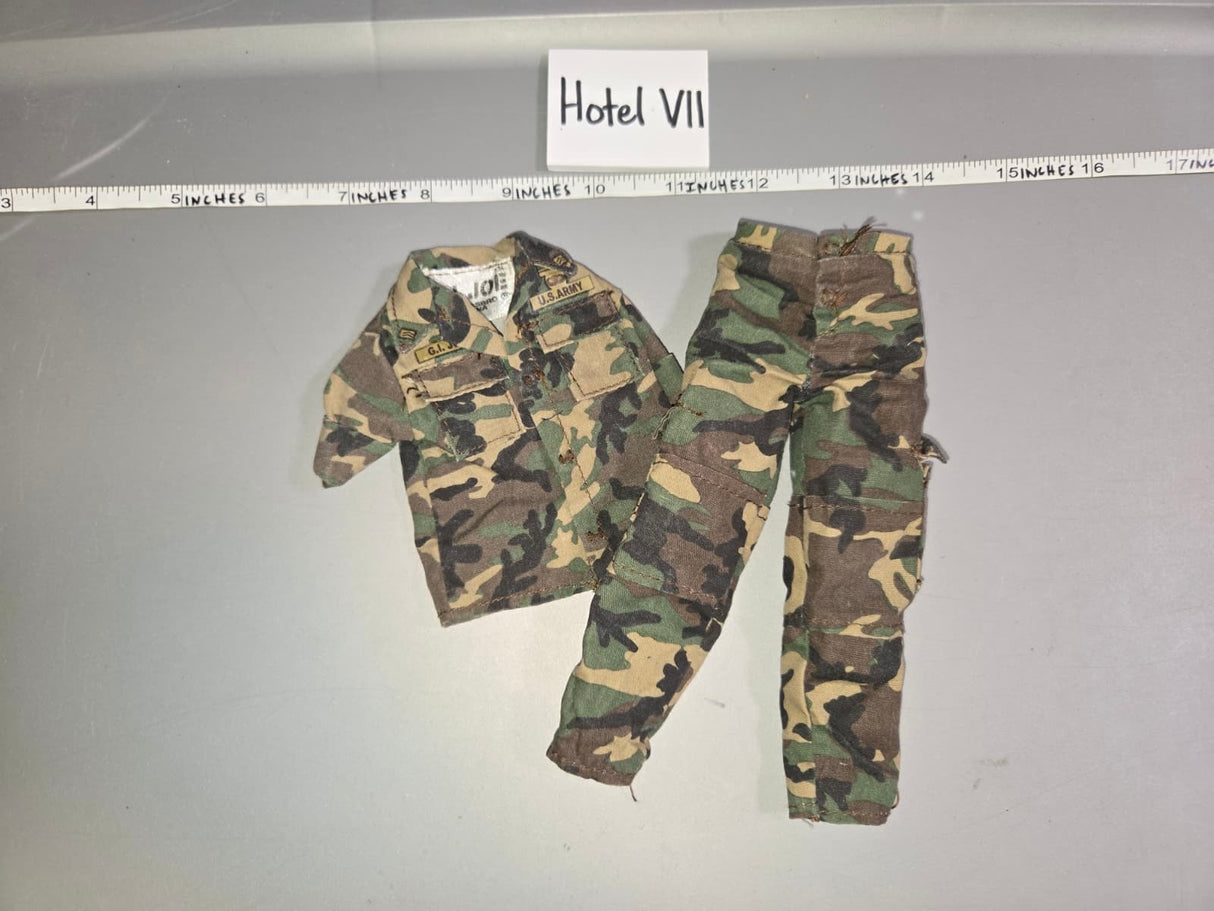 1/6 Scale GI Joe Modern Era Woodland BDU Uniform