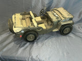 1/6 Scale WWII US Jeep - Ultimate Soldier - Weathered and Broken