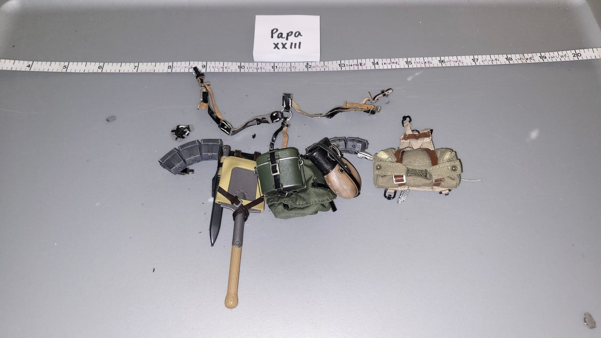 1/6 Scale WWII German Field Gear Lot