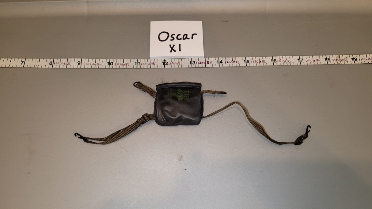 1/6 Scale WWII US Cloth Gas Mask Bag