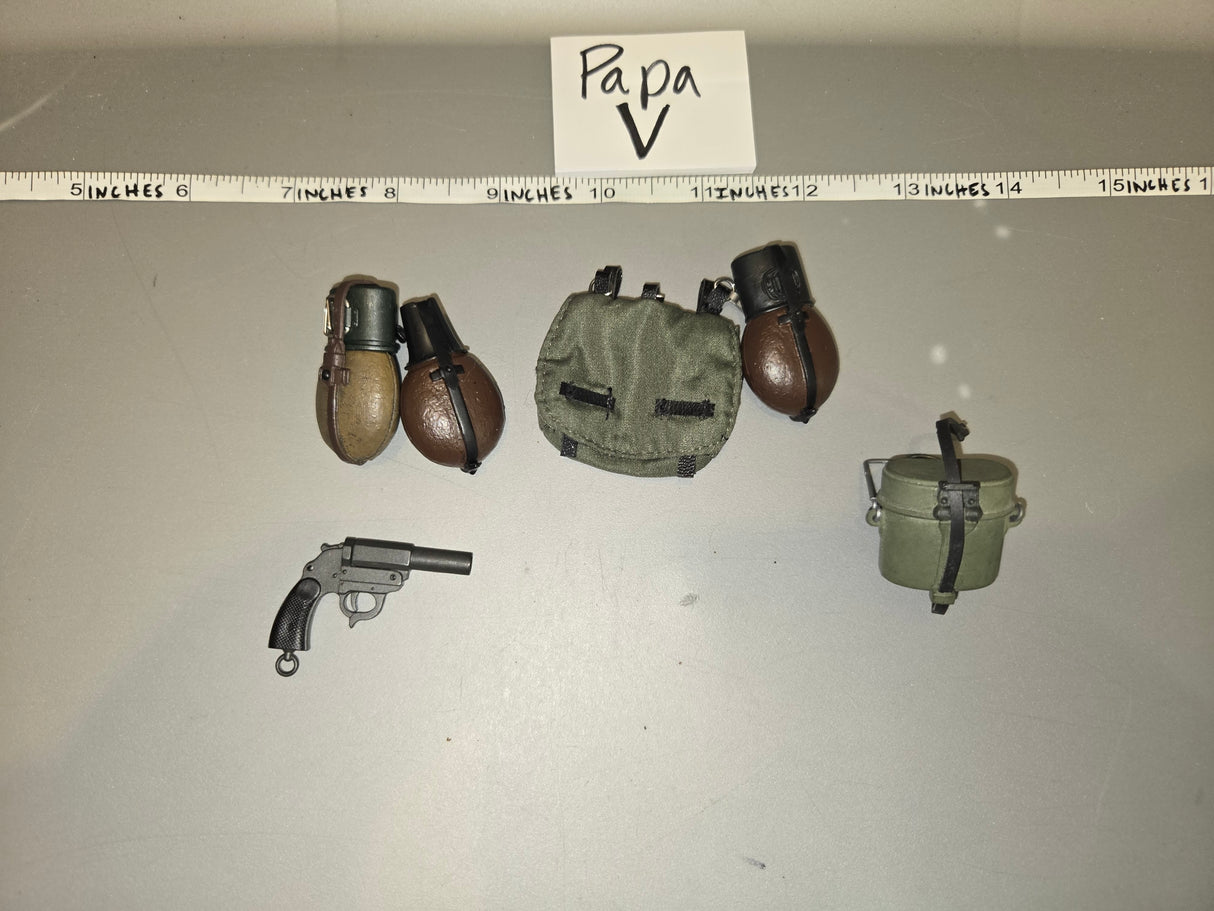 1/6 Scale WWII German Field Gear Lot
