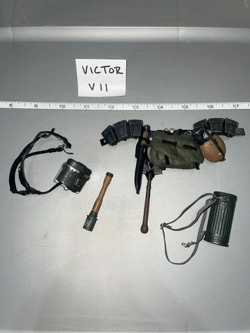 1/6 Scale WWII German Field Gear Lot