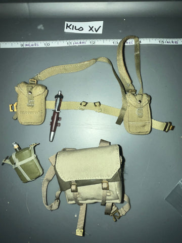 1/6 Scale WWII British Web Gear Lot