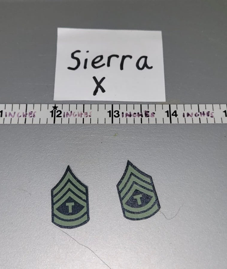 1/6 Scale WWII US Rank Insignia