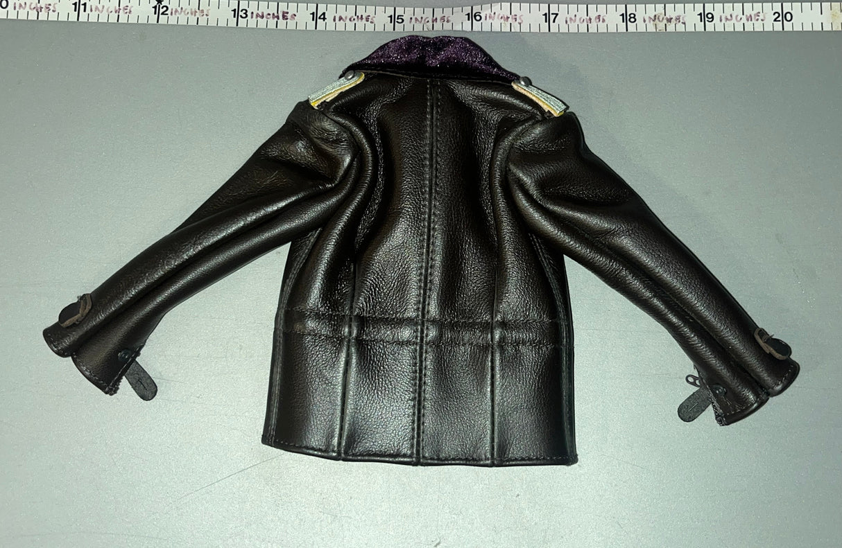 1/6 Scale DID WWII German Leather Flight Jacket - Luftwaffe Pilot Erich Hartman