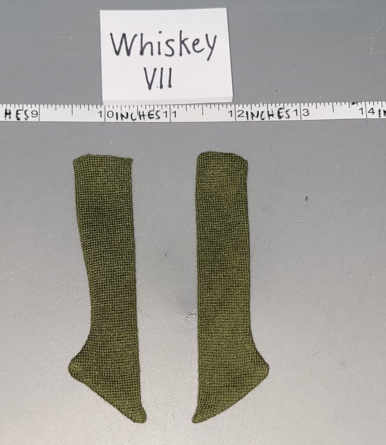 1/6 Scale WWII US Vietnam Green Socks