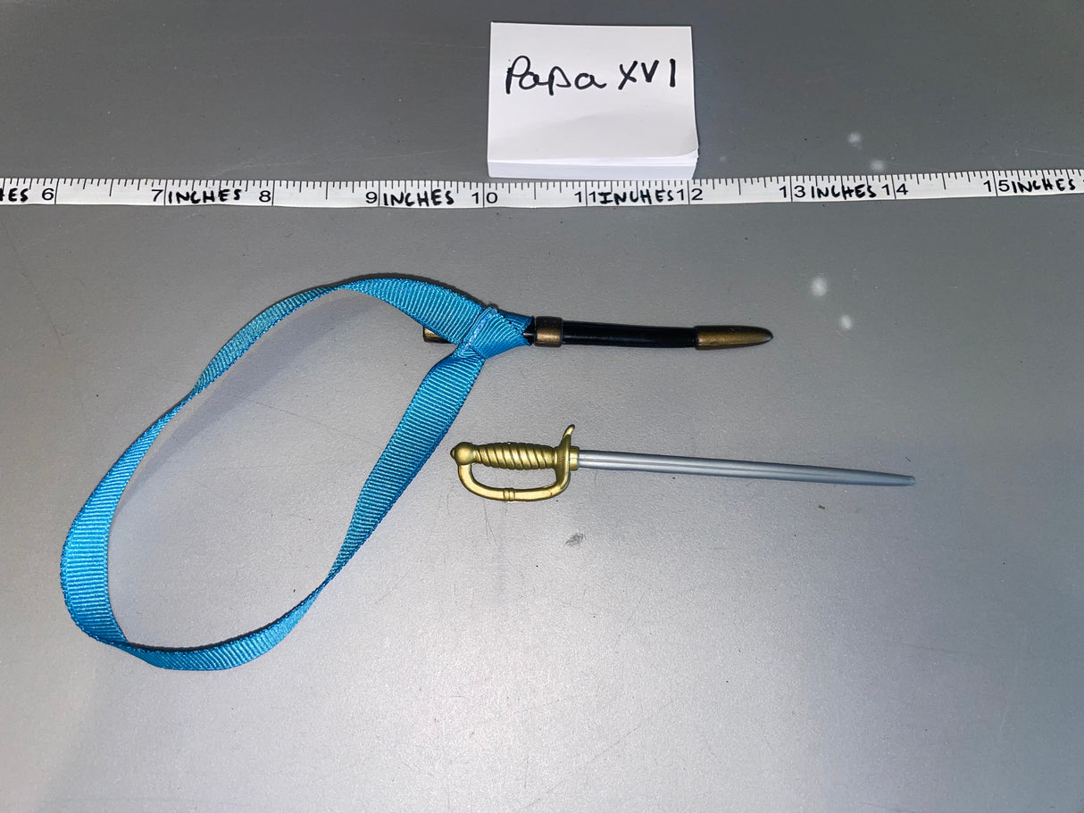 1/6 Scale Revolutionary War Napoleonic Saber and Scabbard