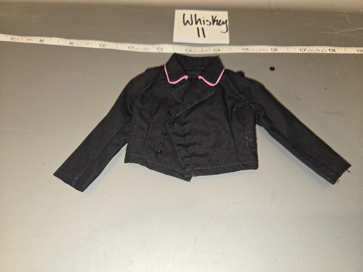1/6 Scale Modern Era Female Black Blazer Jacket - Whiskey II