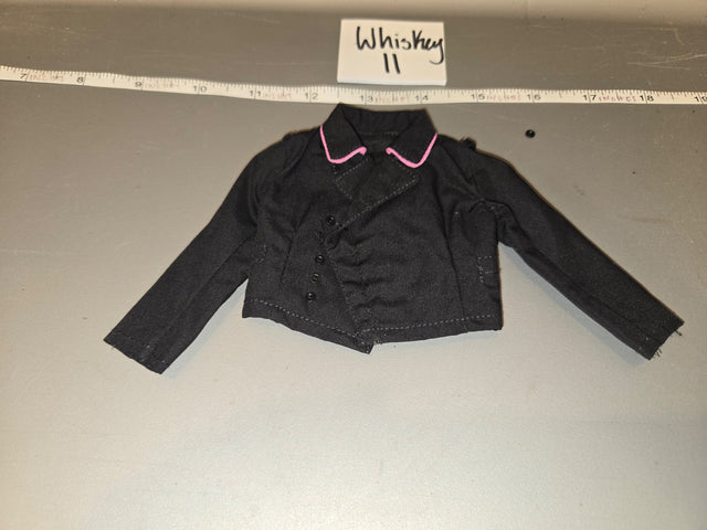 1/6 Scale Modern Era Female Black Blazer Jacket - Whiskey II