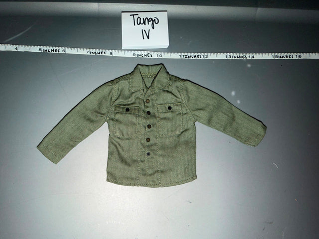 1/6 Scale WWII US Army OD Green Field Shirt - Tango IV
