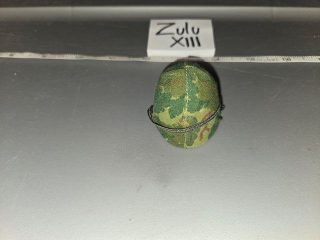 1/6 Scale WWII US Mitchell Pattern Camouflage Helmet Cover - Zulu XIII