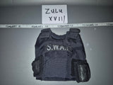1/6 Scale Modern Era Police SWAT Body Armor Vest - Zulu XVII