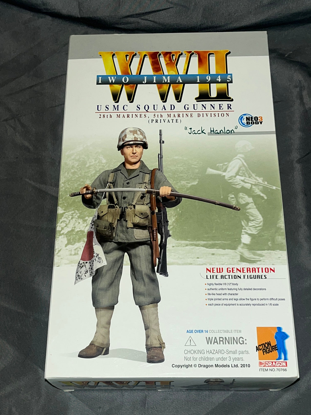 1/6 Scale WWII US Marine Squad Leader Jack Hanlon - NIB Dragon