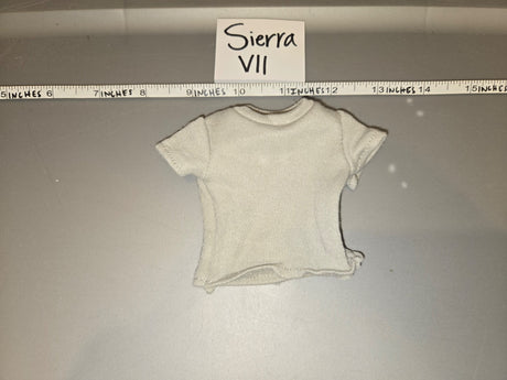 1/6 Scale Modern Era White T-Shirt - Sierra VII