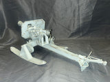 1/6 Scale WWII German Winter Camouflage Puppchen Antitank Gun with Ski Carriage