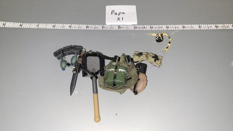 1/6 Scale WWII German Field Gear Lot