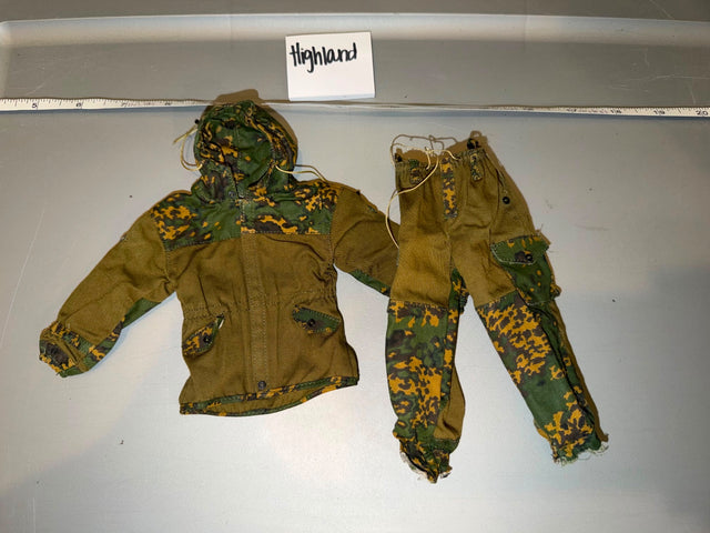 1/6 Scale WWII German Highland Camouflage Uniform - Highland