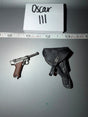 1/6 Scale WWII German Luger P08 Pistol and Holster