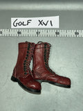 1/6 Scale WWII US  Paratrooper Leather Boots - Soldier Story