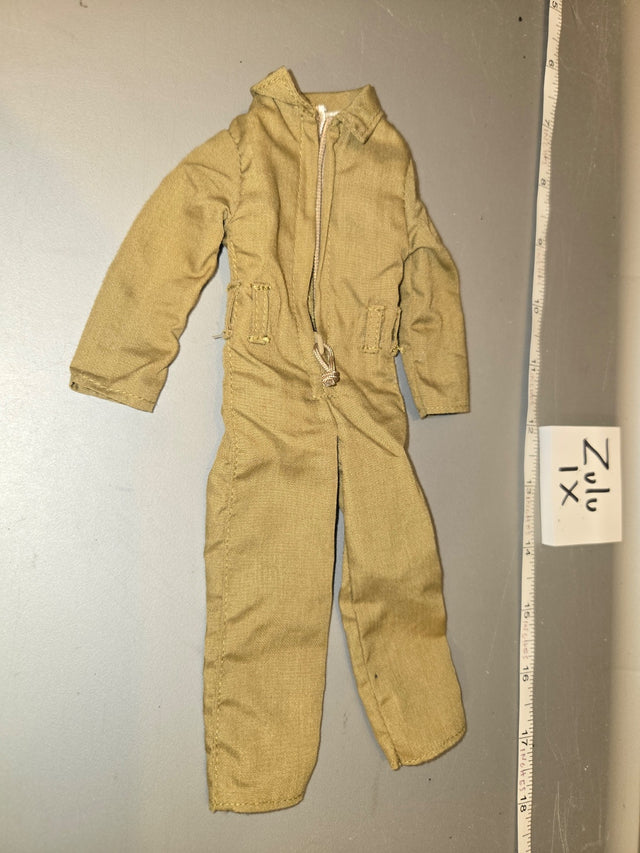 1/6 Scale WWII US Army Air Forces Khaki Flight Suit - N 1/2