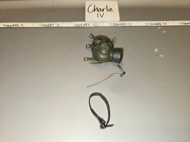 1/6 Scale Modern US Military Gas Mask with Straps - Charlie IV