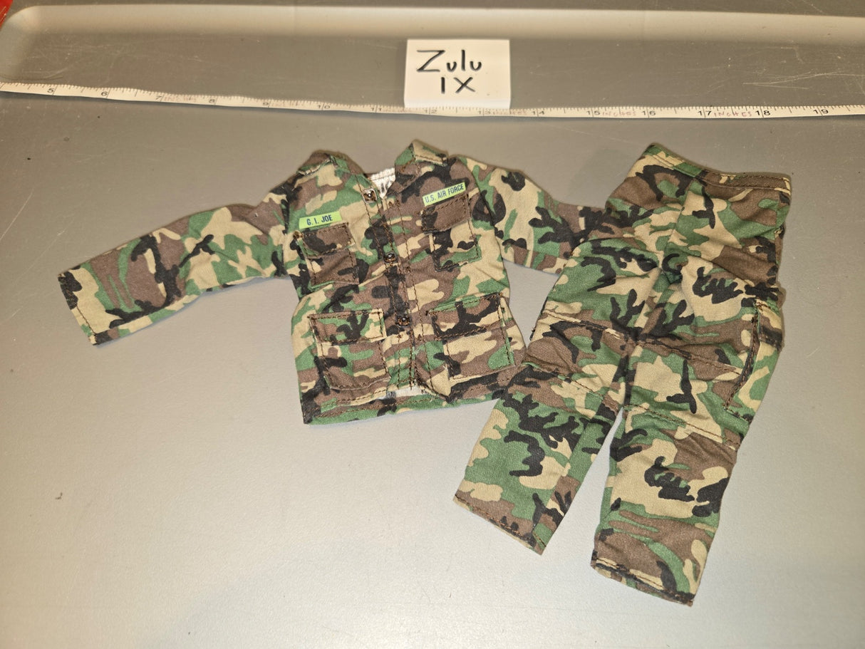 1/6 Scale Modern Era US Air Force Woodland BDU Uniform - Zulu IX