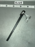 1:6 Scale Medieval Knight Metal Axe