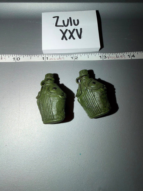 1/6 Scale Vietnam Era US Army Canteen with Cover Lot
