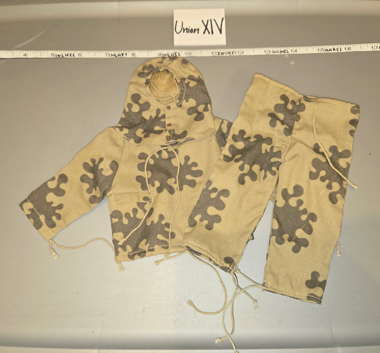 1:6 Scale WWII Russian Amoeba Camouflage Suit Uniform