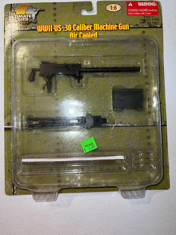 1/6 Scale Ultimate Soldier WWII US .30 Caliber Machine Gun Weapon Set - NIB Ultimate Soldier