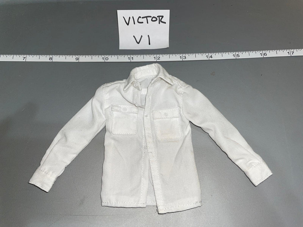 1/6 Scale WWII German White Dress Shirt