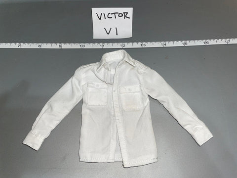 1/6 Scale WWII German White Dress Shirt