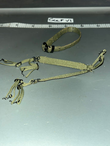 1/6 Scale WWII US Web Belt and Suspenders