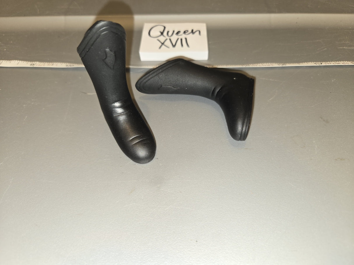 1/6 Scale WWII German Short Boots - Queen XVII