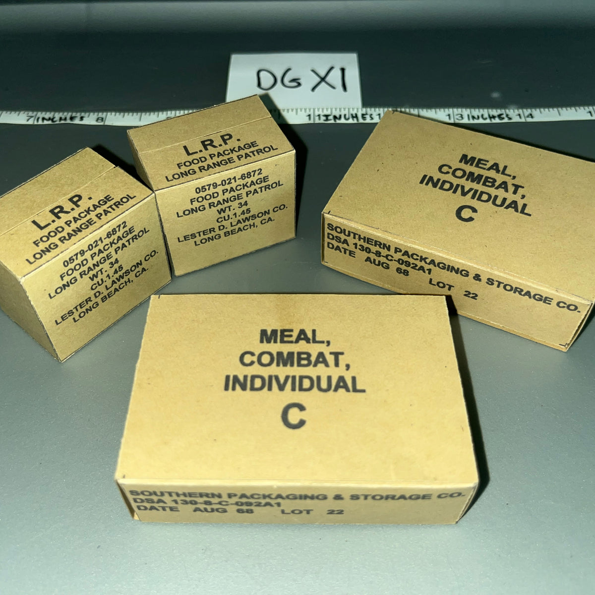 1/6 Scale Vietnam LRRP and C Ration Set – Zhukov's Attic