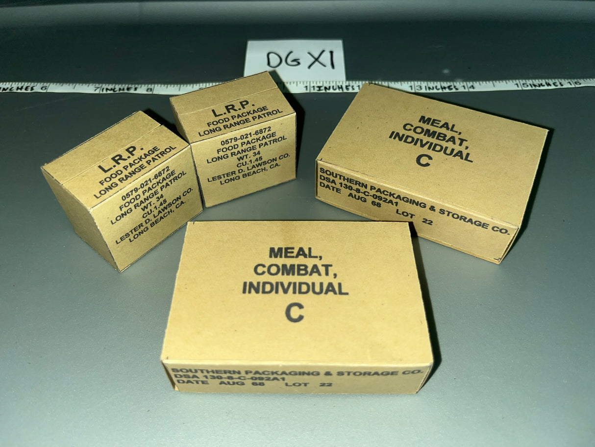 1/6 Scale Vietnam LRRP and C Ration Set