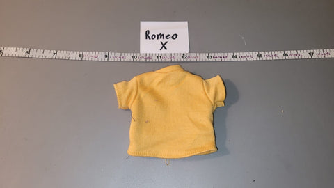 1:6 Scale Modern Era Yellow Navy T Shirt