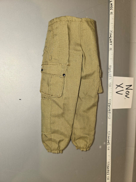 1/6 Scale WWII US Paratrooper Cargo Pants - Nov. XV
