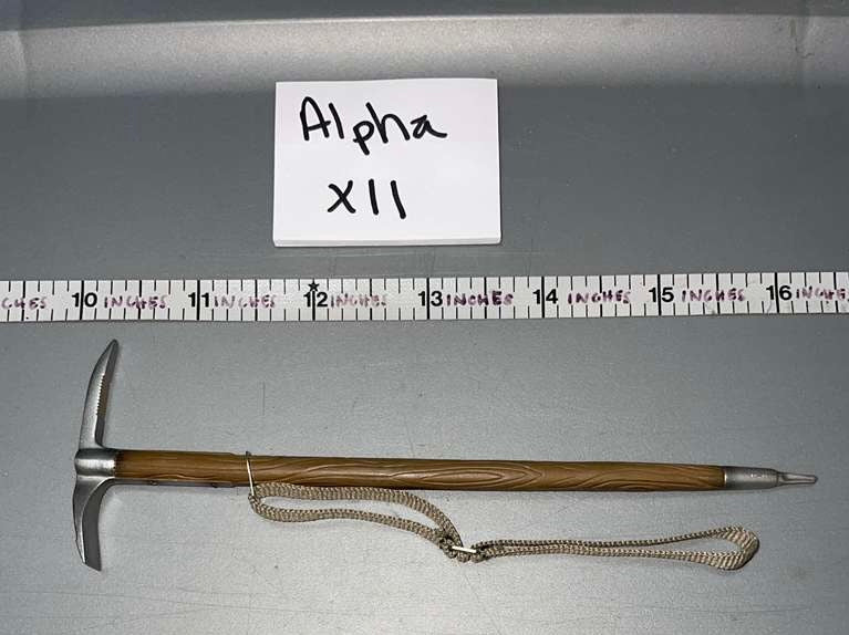 1/6 Scale WWII German Ice Pick Axe - Gebirgsjager