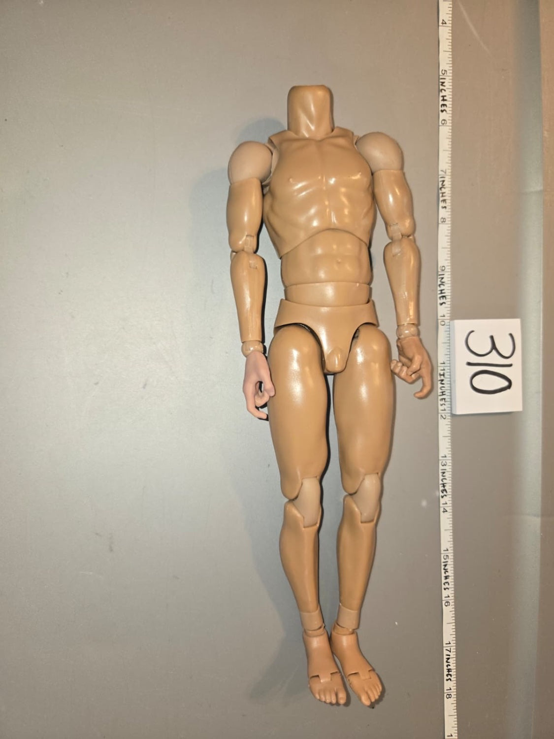 1/6 Scale Nude Male Figure Body - 310