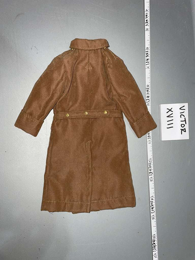 1/6 Scale WWII German Afrika Korps Brown Great Coat