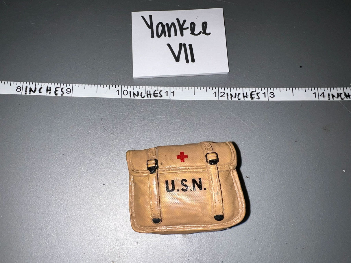 1/6 Scale WWII US USMC Navy Corpsman Medical Bag - No Strap