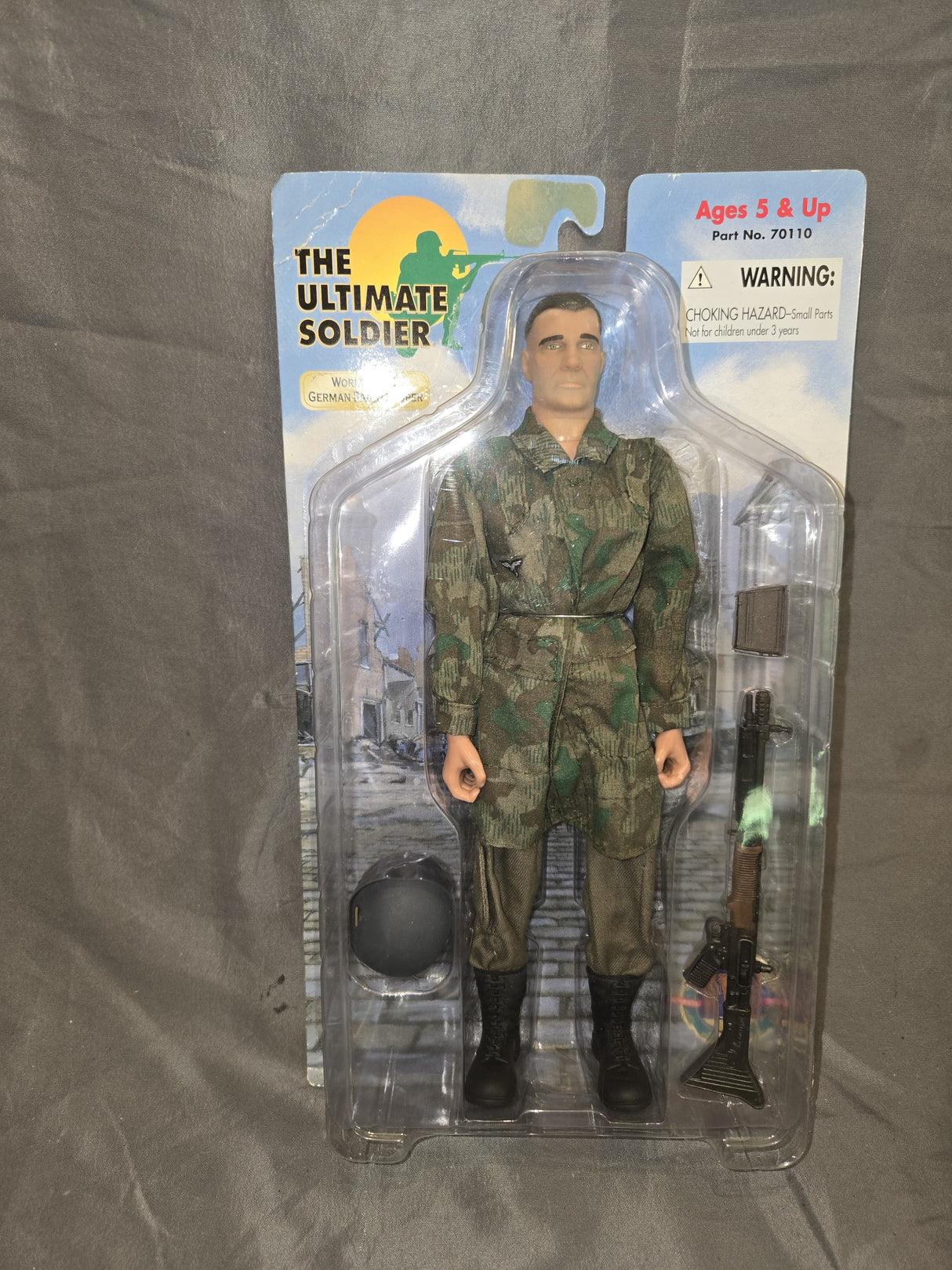 1/6 Scale WWII German Fallschirmjager Paratrooper  Figure  - NIB Ultimate Soldier
