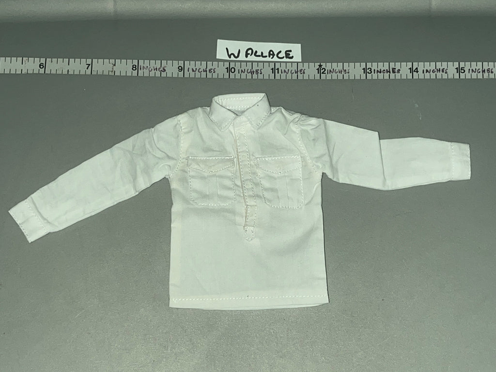 1/6 Scale WWII German White Dress Shirt - DID