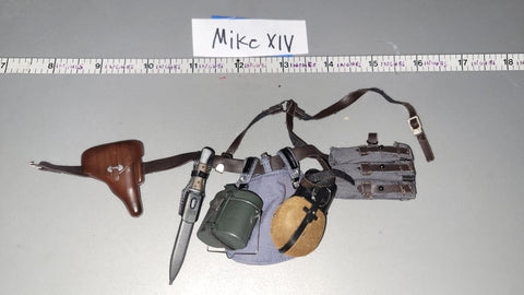 1/6 Scale WWII German Luftwaffe Fallschirmjager Field Gear Lot